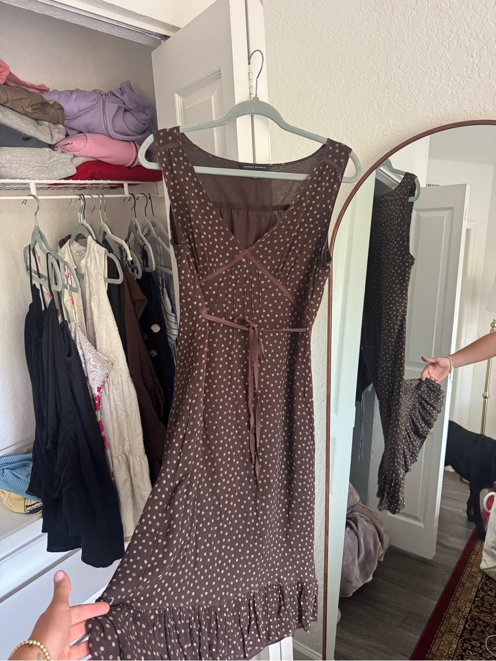 Polka Dot Midi Dress